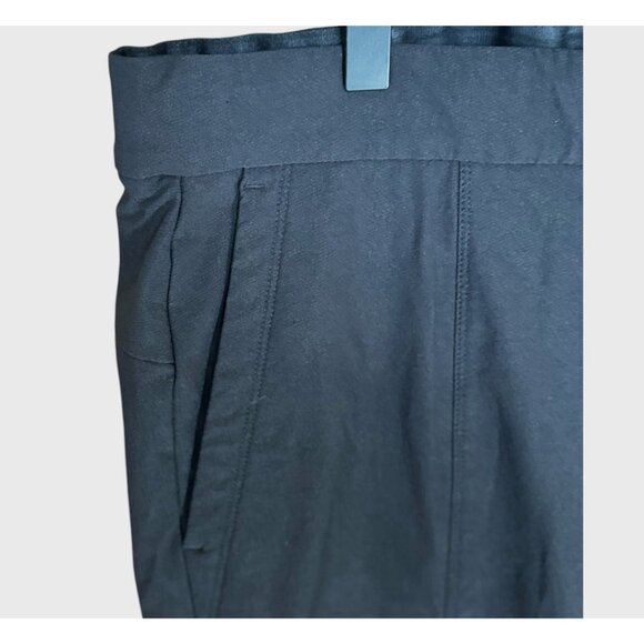 Athleta‎ Wander Stash Skinny Pants Black Nylon Stretch Pockets Size 10 - Picture 3 of 12